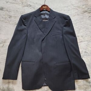 Murano Charcoal Pinstripe Suit Jacket